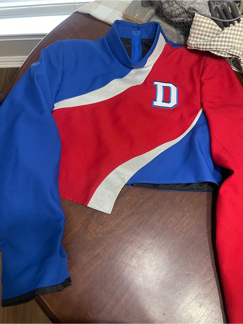 Stanbury Red black and White Marching Band Jacket uniform